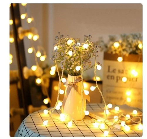 Guirlande lumineuse boule - guirlande,